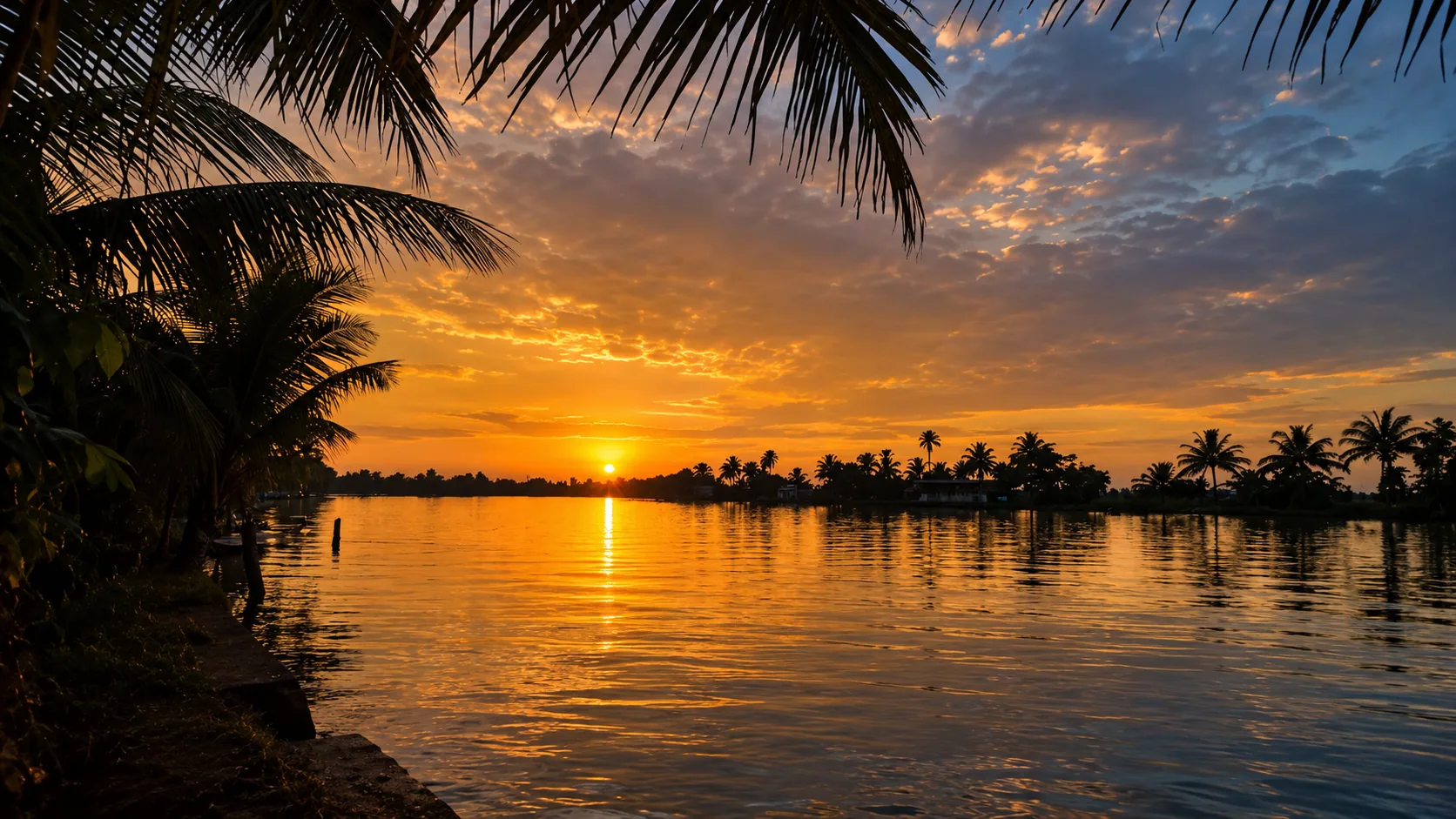 Sunset Cruise in Alleppey
